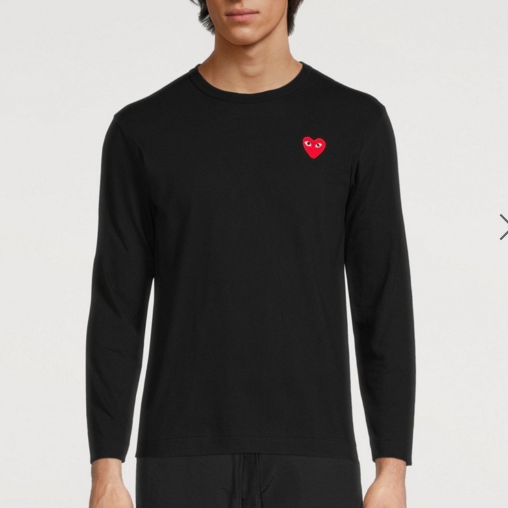 Comme des Garcons PLAY Heart Long Sleeve Shirt (Men’s) - Size L